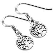Tree of Life Sterling Silver Earrings - ep337